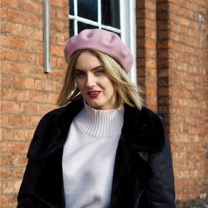 New blush pink beret!💕